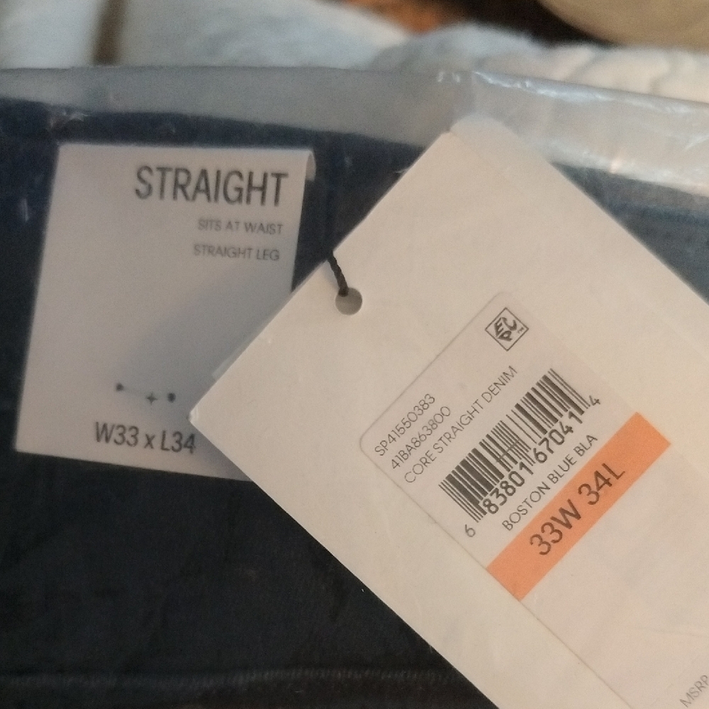 Calvin Klein Dark Denim Jeans - Picture 2 of 3